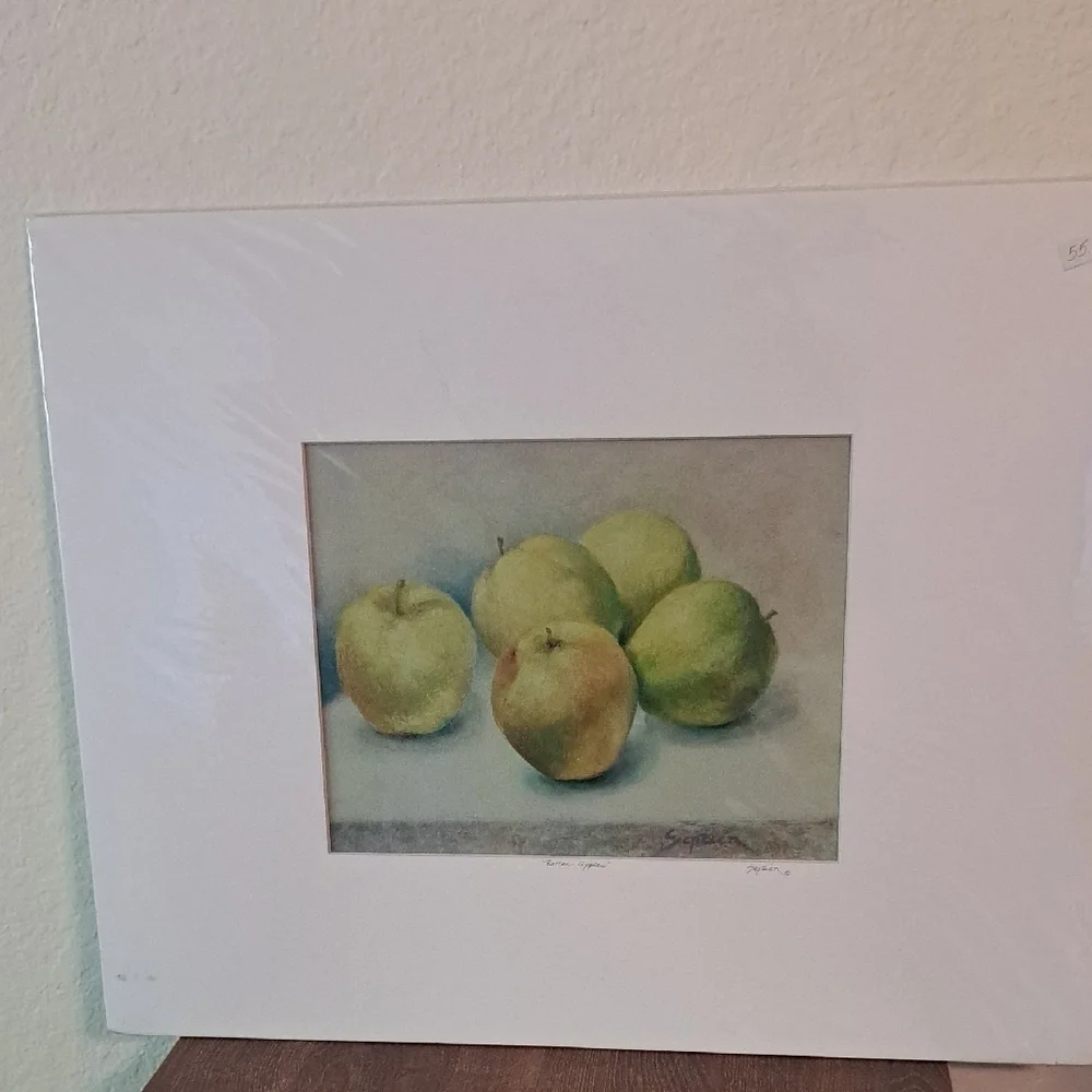 Apple Green Art Giclee Print - Picture 2 of 6